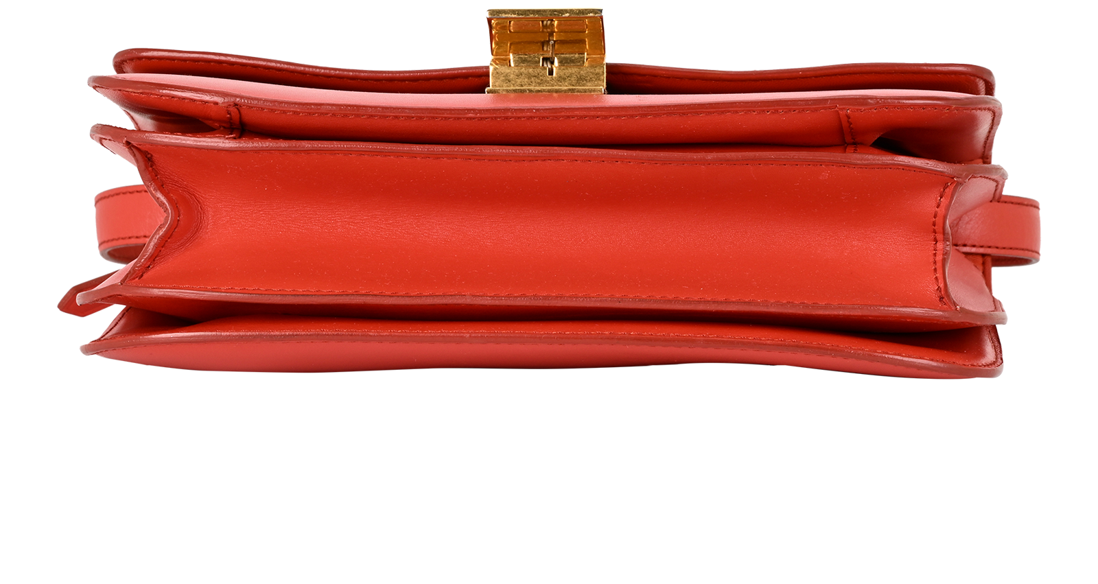 Classic Box Bag, &pound;1,100, Handbags, Red, Leather, Top view